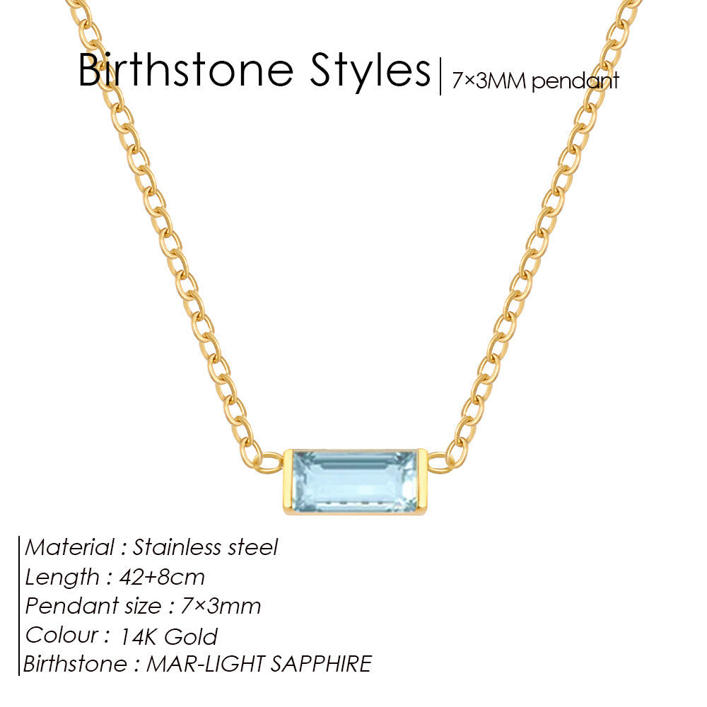 The Birthstone Layered Choker | 18K Gold-Plated