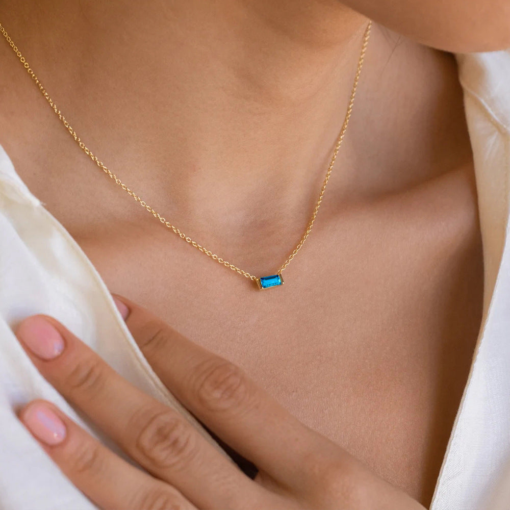 The Birthstone Layered Choker | 18K Gold-Plated
