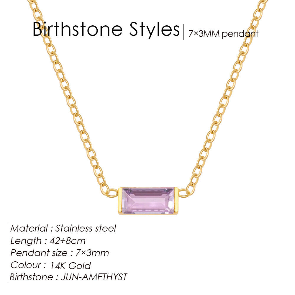 The Birthstone Layered Choker | 18K Gold-Plated