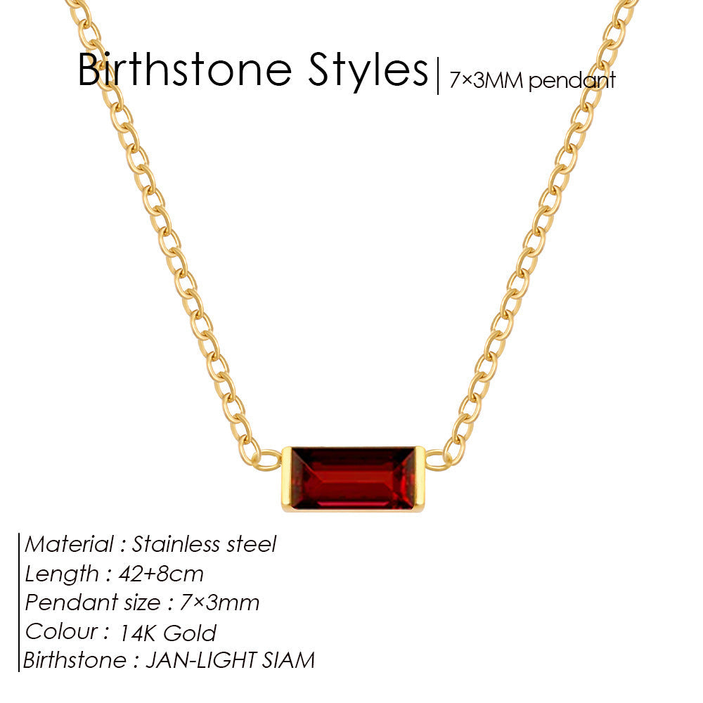 The Birthstone Layered Choker | 18K Gold-Plated