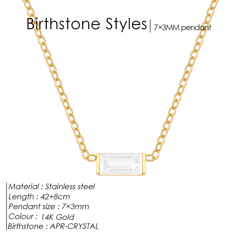 The Birthstone Layered Choker | 18K Gold-Plated