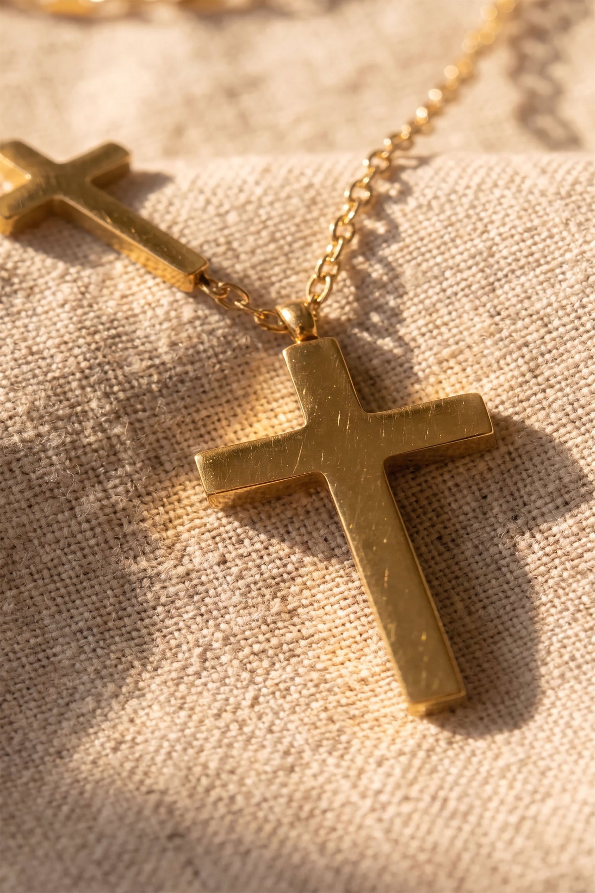 The Divine Layers Cross Necklace