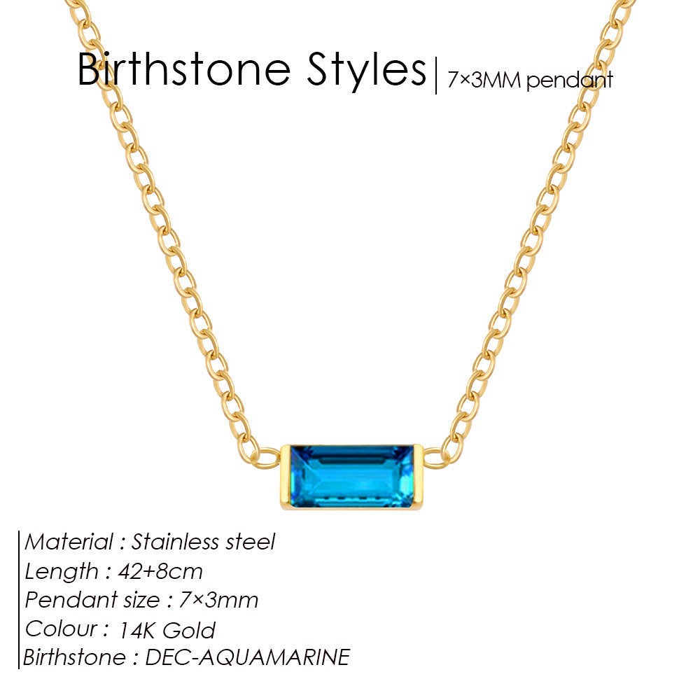 The Birthstone Layered Choker | 18K Gold-Plated