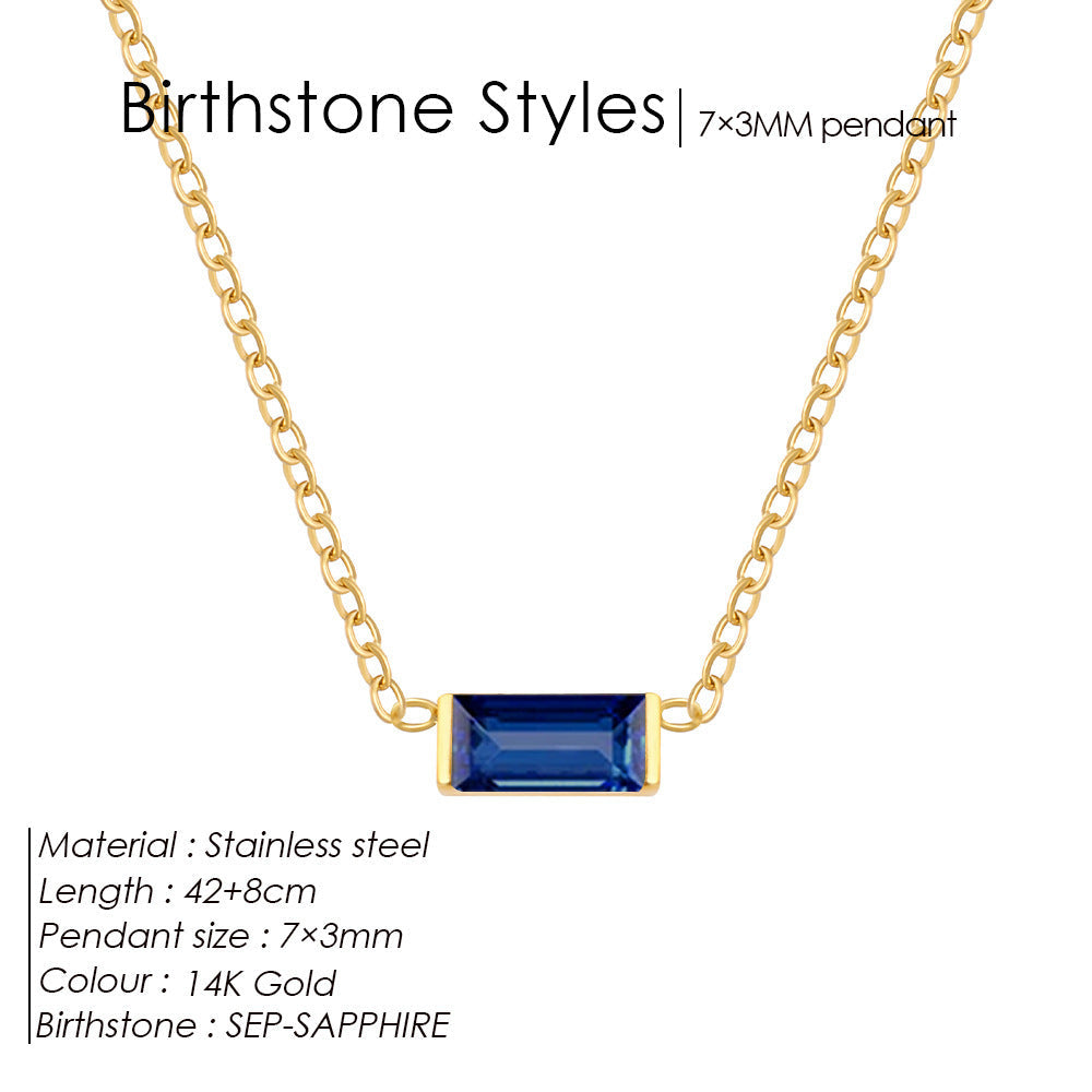 The Birthstone Layered Choker | 18K Gold-Plated