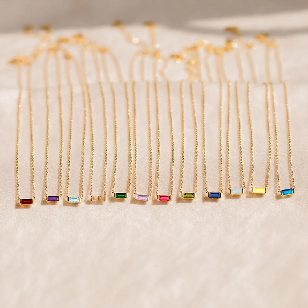 The Birthstone Layered Choker | 18K Gold-Plated