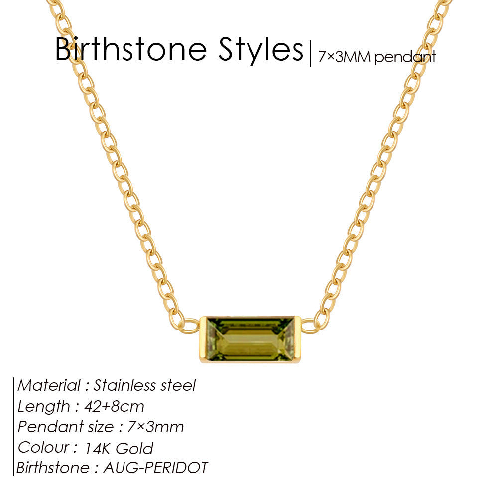 The Birthstone Layered Choker | 18K Gold-Plated