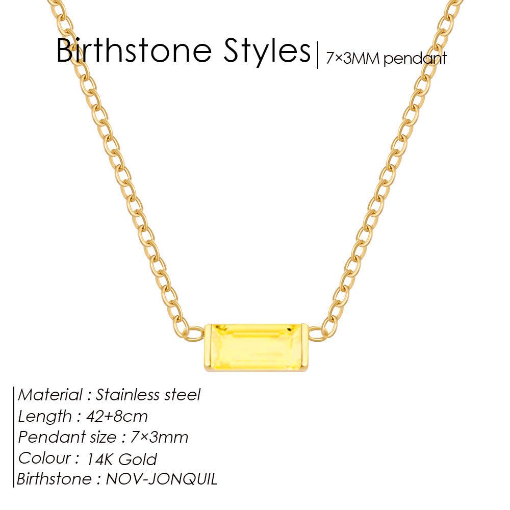 The Birthstone Layered Choker | 18K Gold-Plated